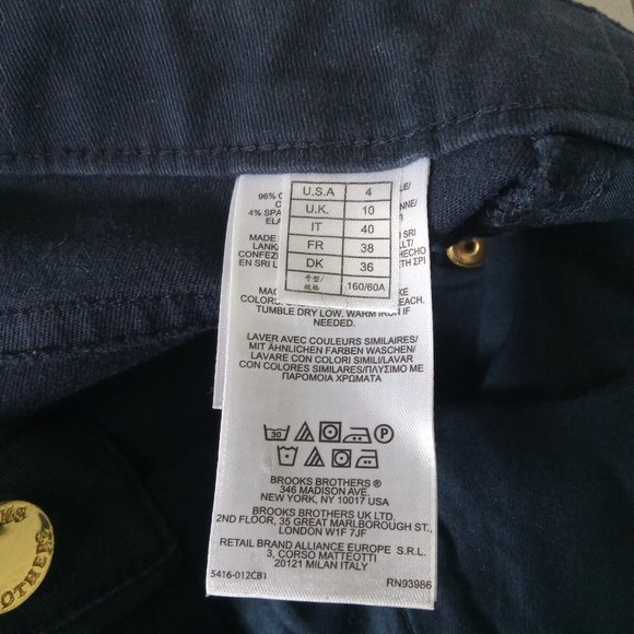 BROOKS BROTHERS | 346 Natalie Fit Navy Jeans - Picture 10 of 14
